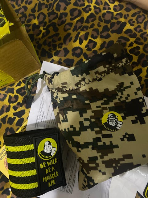 Muscleape Wrist Support Wraps for Gym| For Powerlifters, Bodybuilders and Other Strength Athletes|  3 Inches Velcro with Thumb Loop | Black