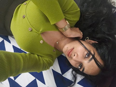 V Neck Ruched Button Detailing Fitted Sweater Top