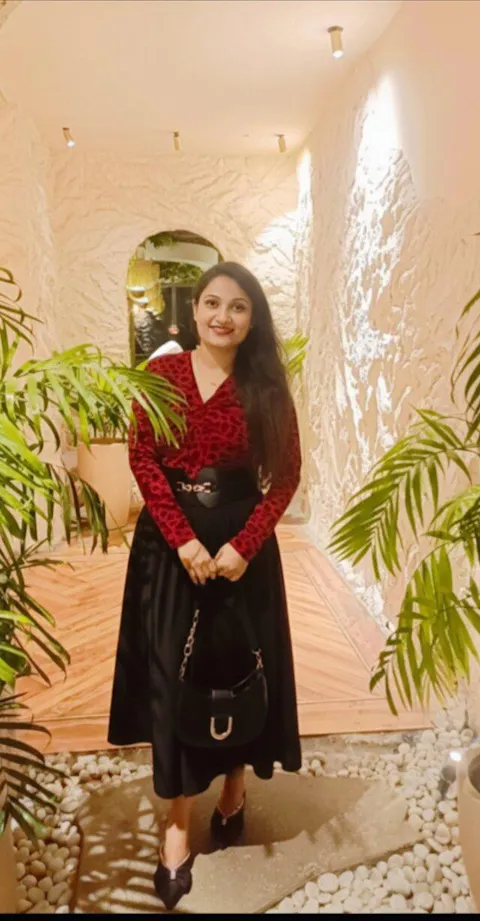 Flared Leather Belted Midi Skirt