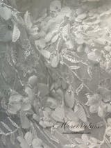 Ivory A-line V-neck Lace Appliqued Beach Wedding Dresses, Bridal Gown, MW619