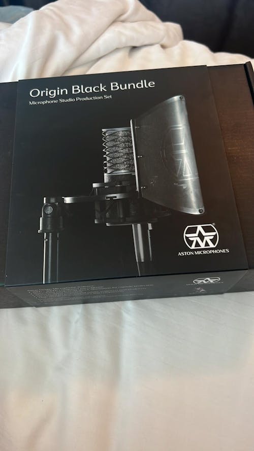 Aston Microphones Origin Large-diaphragm Condenser Microphone Bundle - Black