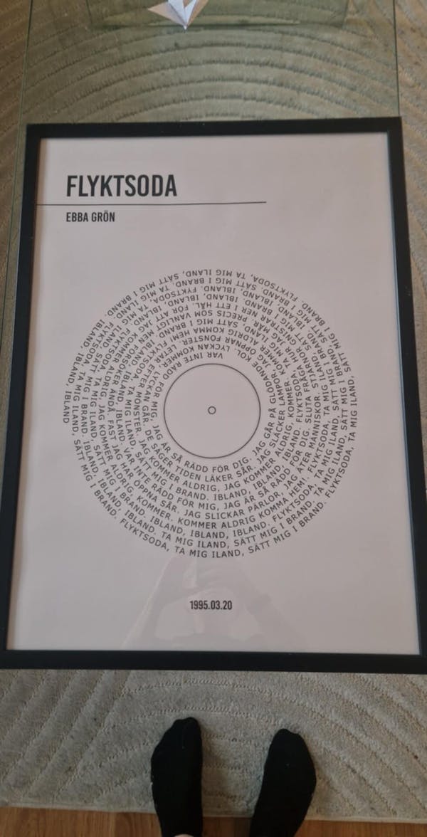 Musikposter #1 - Beige