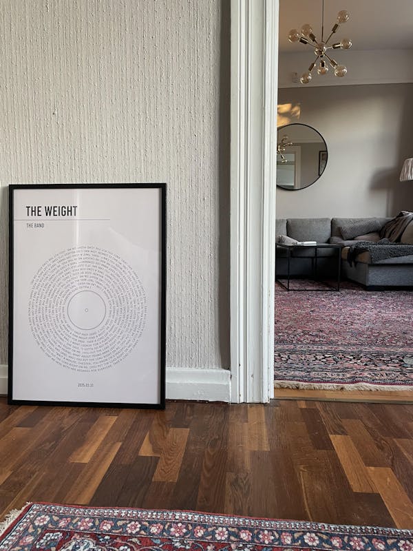 Musikposter #1 - Beige