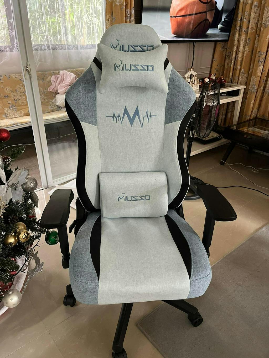 Musso Aeolus Series Fabric Computer Gaming Chair Heartbeats 199c Xl