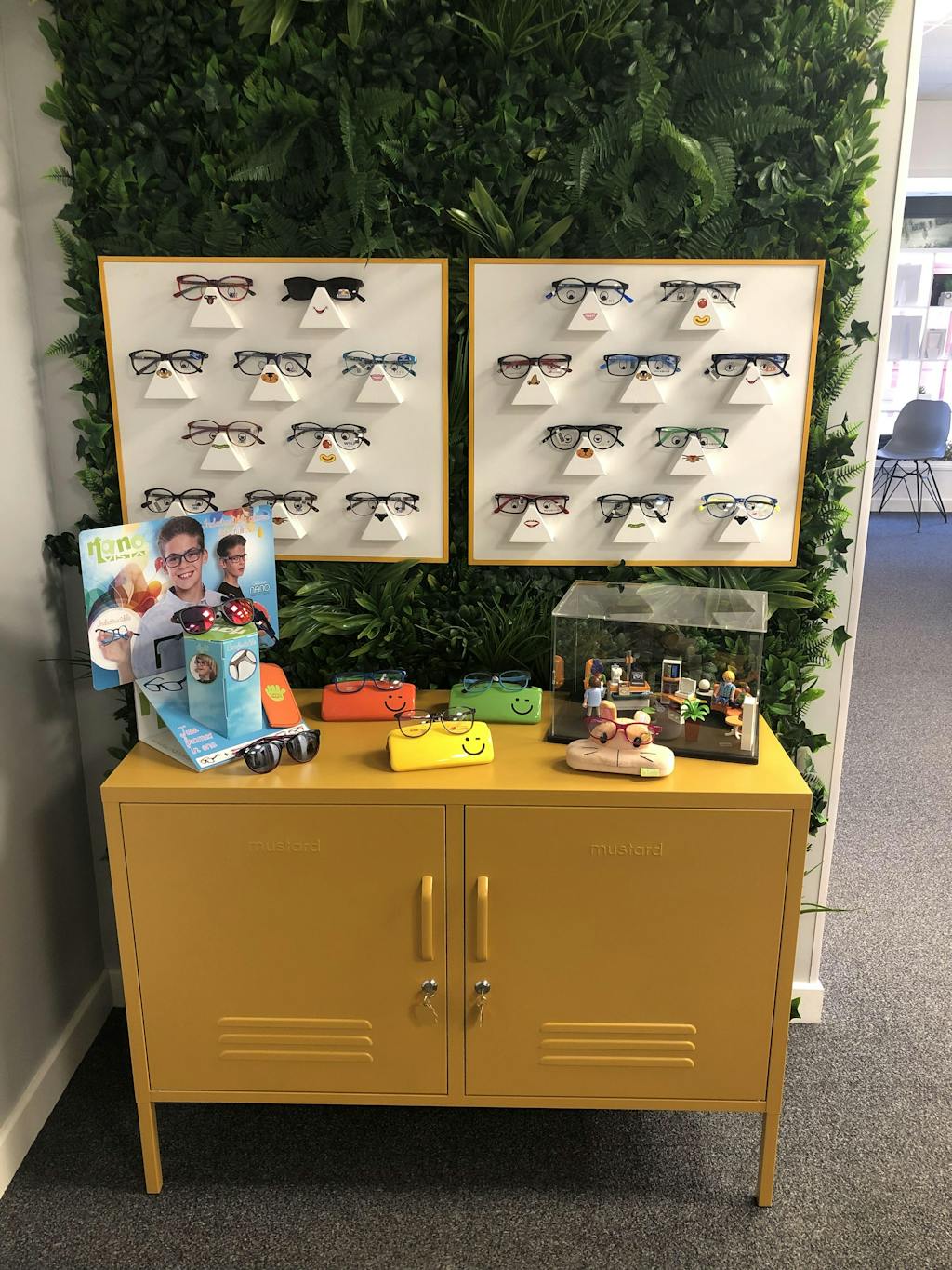 Mustard Made The Lowdown Locker in Mustard Yellow TV Unit