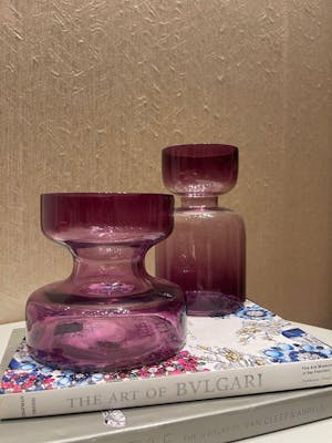 Tinted Glass Vases