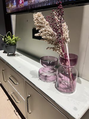 Lilac Glass Vase