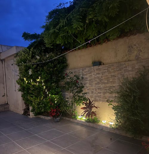 Guirnalda Solar Bolitas Led De Para Jardin Exterior 5 Metros Calidas