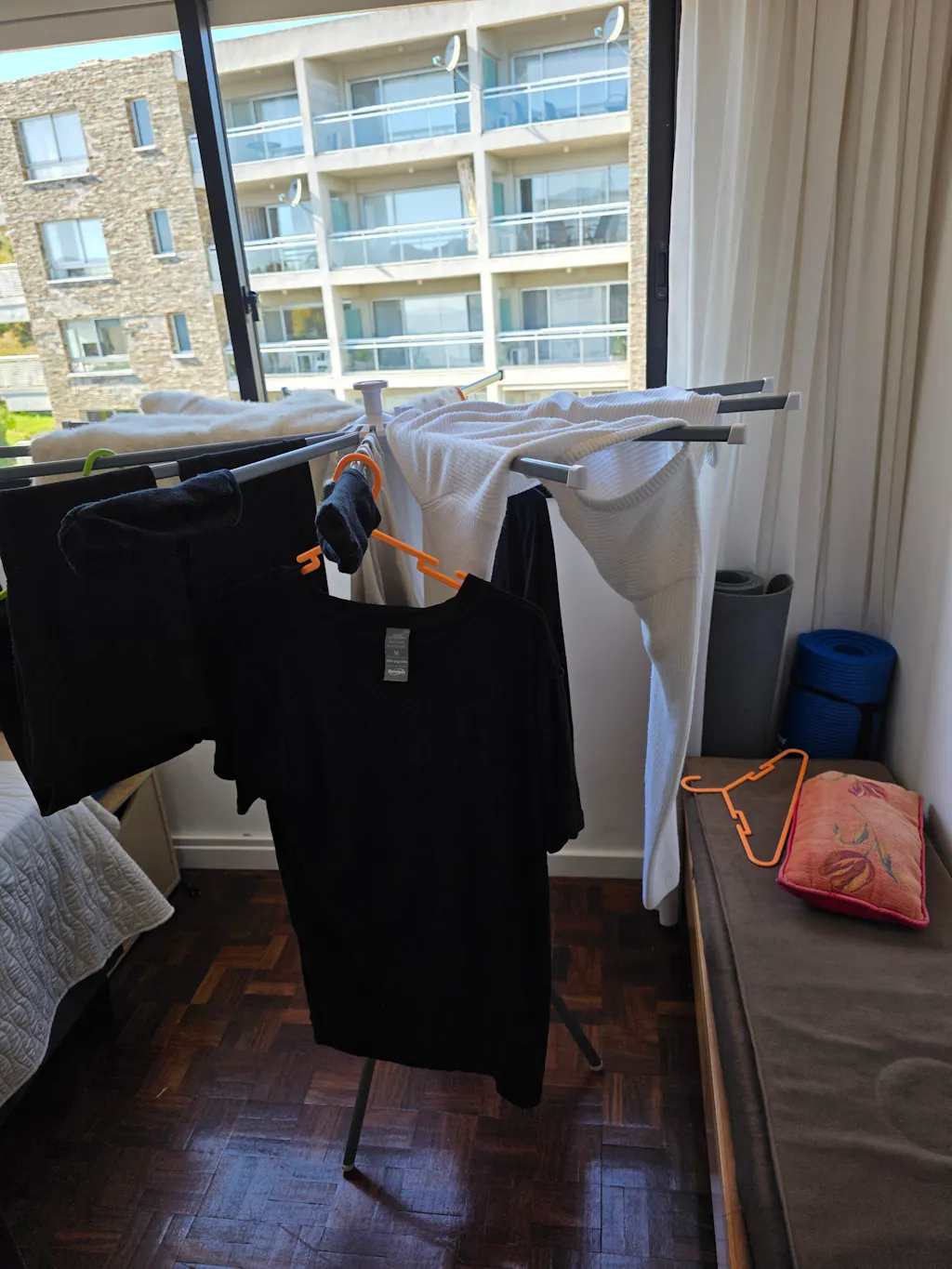 Tendedero De Ropa Plegable Extensible Redondo