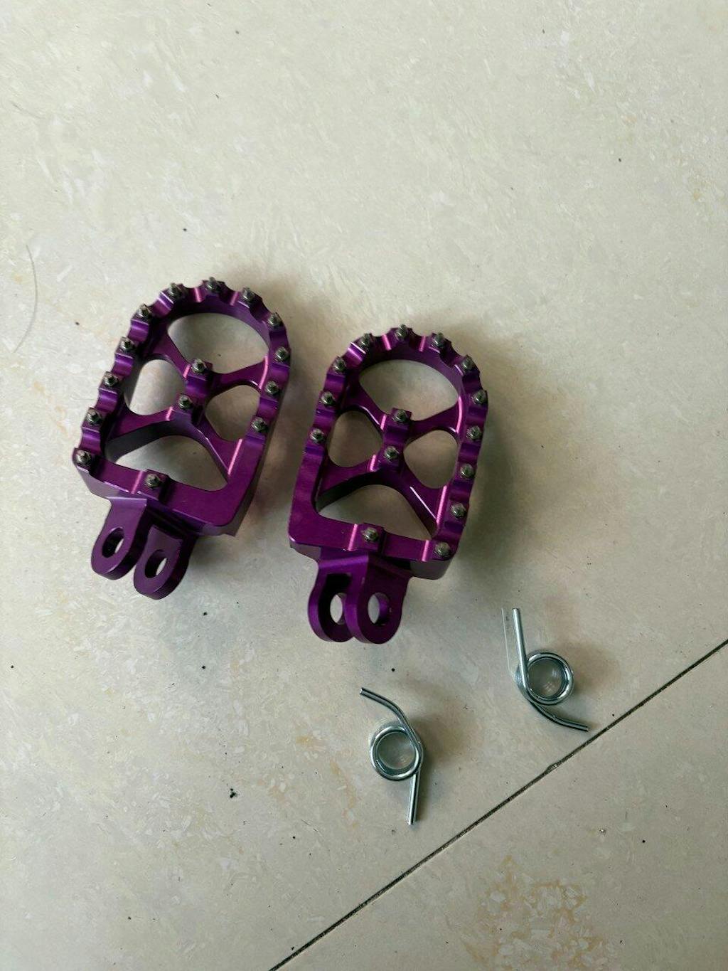 MX Billet Foot Pegs Footrest For Suzuki DRZ400SM 2005-2024