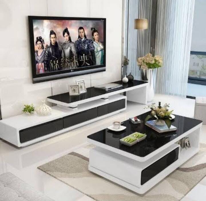 Multipurpose Extendable TV Stand With Drawers Online Furniture Store