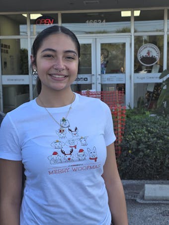 Woofmas Tree Women's T-Shirt