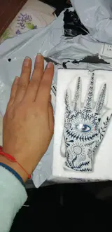 Ceramic Evil Eye Hand Jewelry Holder