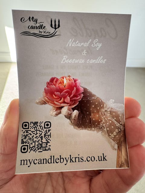 Peony Tulip Flowers Candle Set with Gift Box