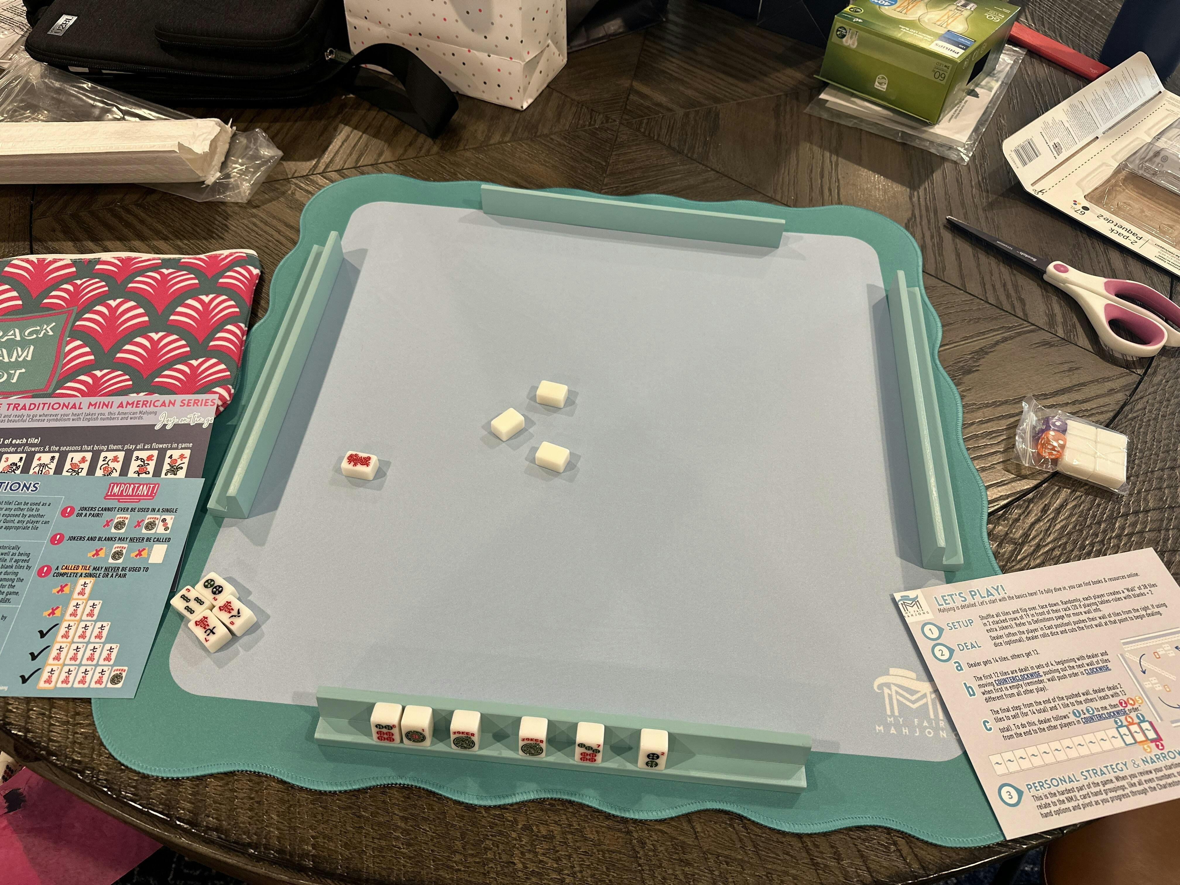 Mini Mahjong Racks (Set of 4, 10