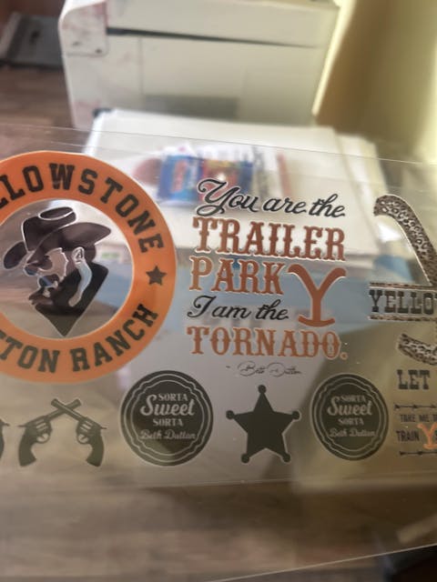 Yellowstone UVDTF Wrap 7007