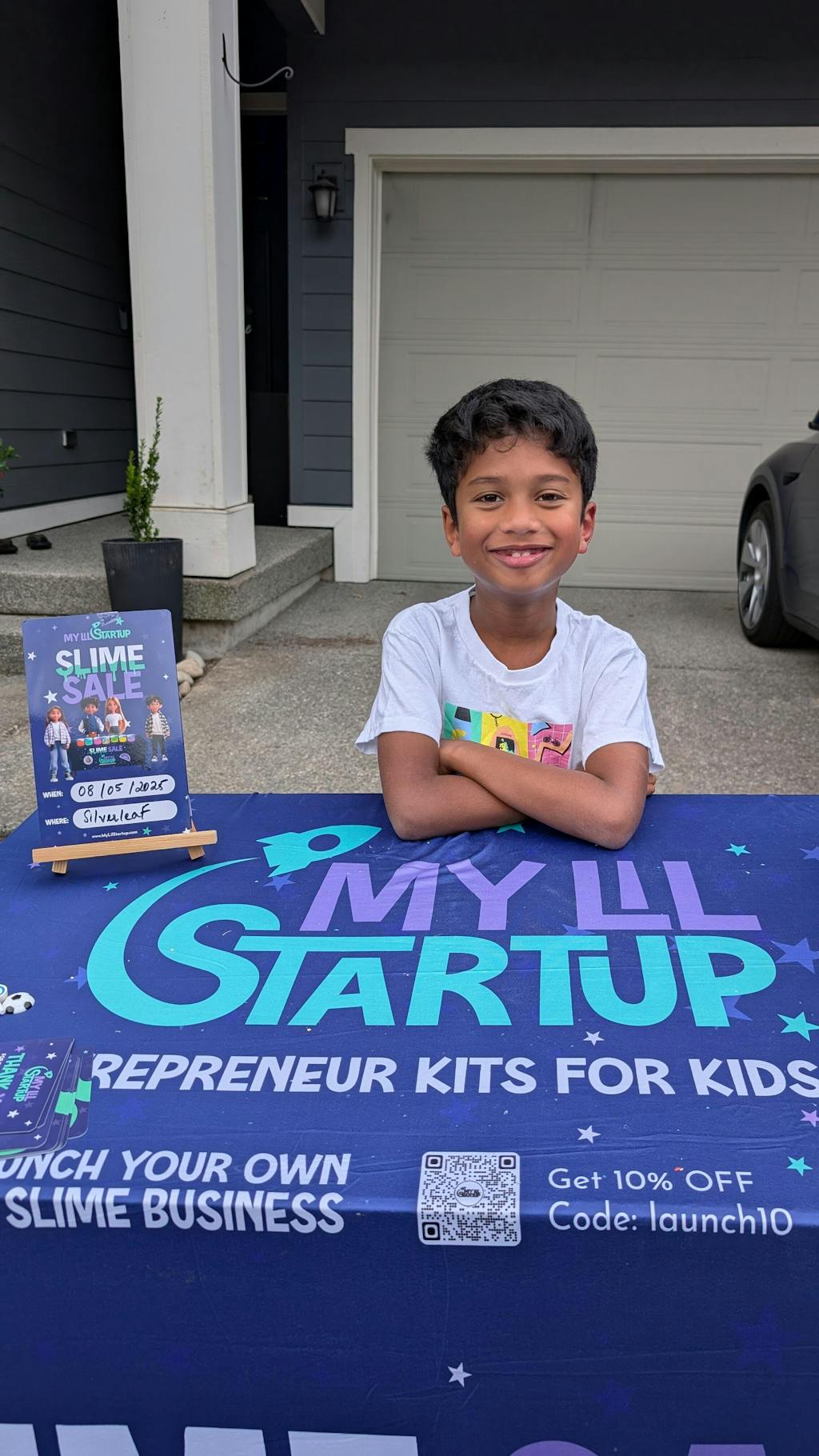 Growth Bundle - kids slime business kit and tablecloth