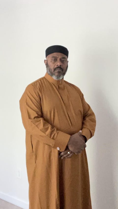 Mens Burnt Orange Cashmere Wool Saudi Hijazi Thobe