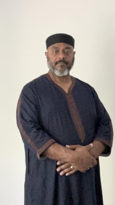 Mens Midnight Mist Maghribi 3/4 Sleeve Thobe