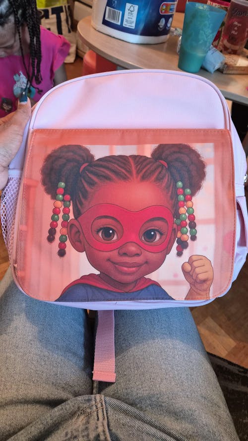 Sac à Dos Maternelle Afro Kids Fille – Super Girl