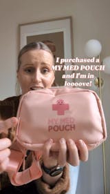 Med Ready Bag Peachy Pink by My Med Pouch
