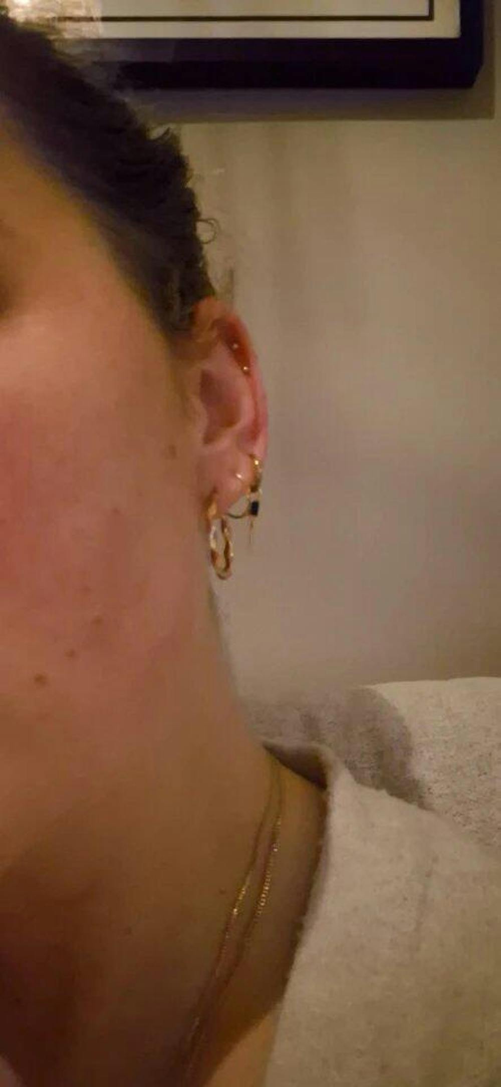 Golden Orb earring studs- Rétro Collection