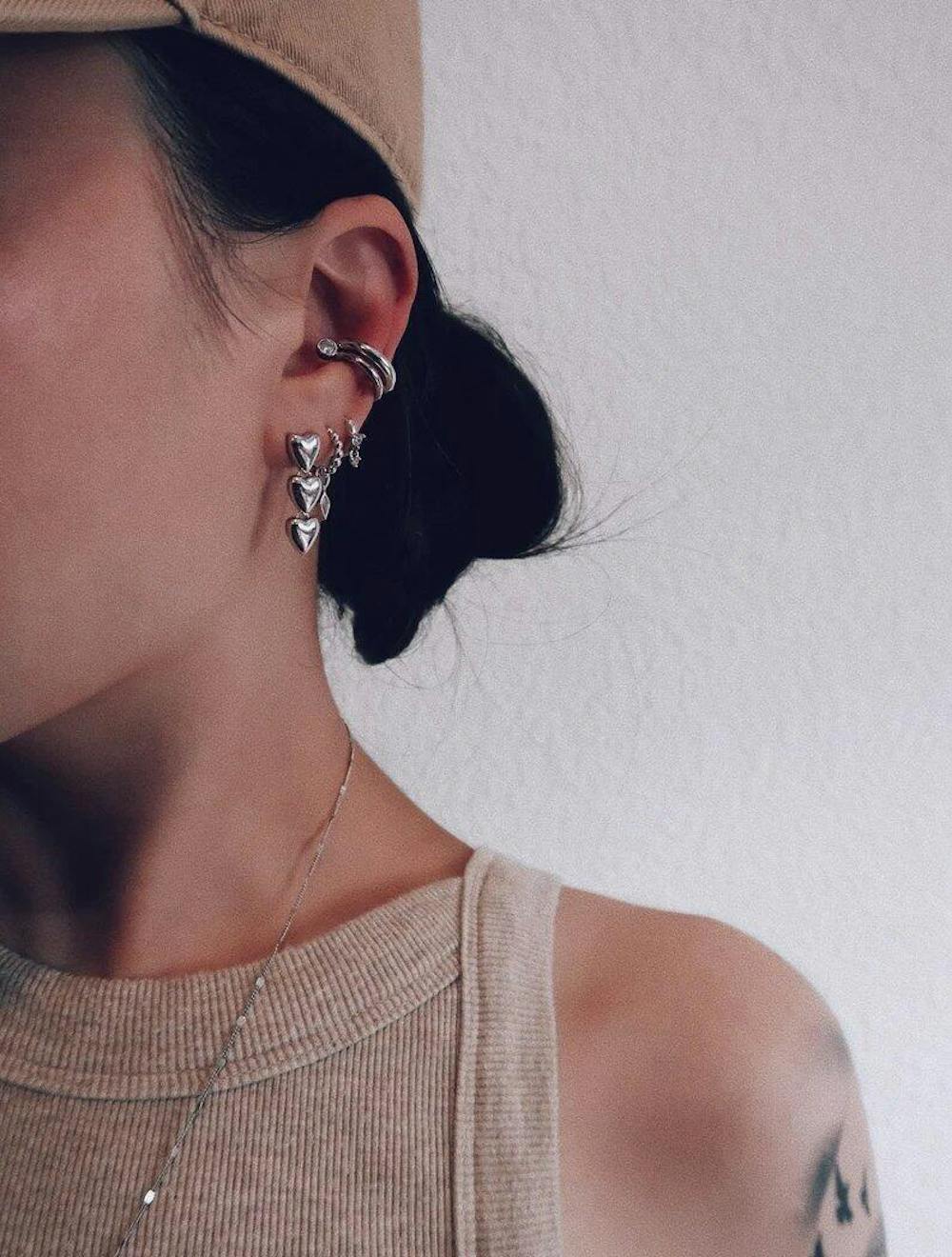 Triple Love earrings - Amour Collection