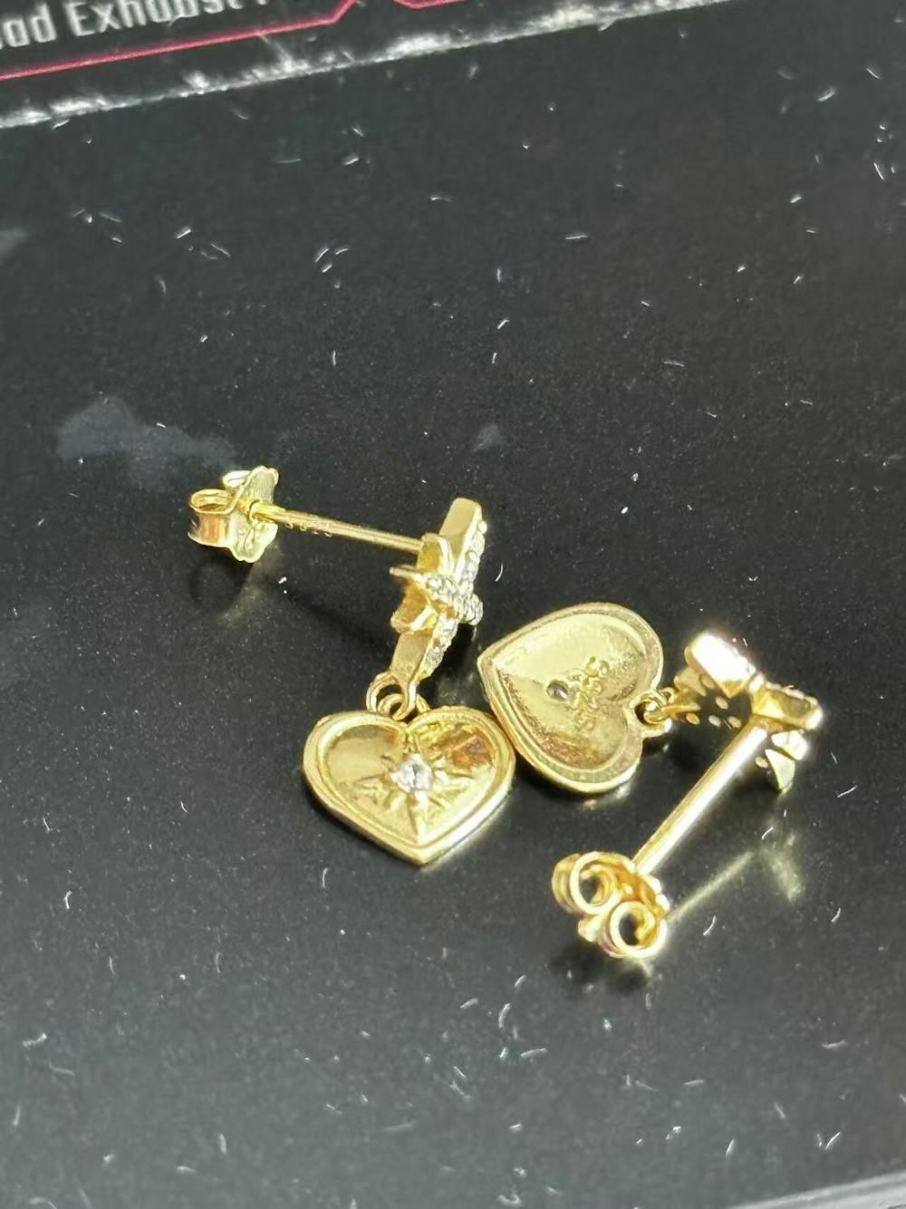 Celestial Heart earrings - Auriel Collection