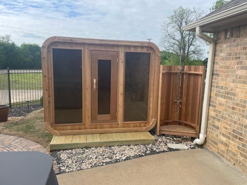 Almost Heaven Ellipse Outdoor Shower