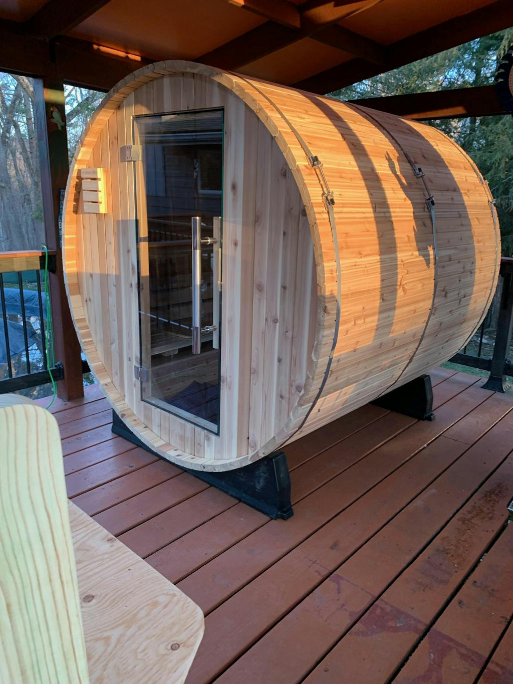Almost Heaven Pinnacle 4 Person Standard Barrel Sauna