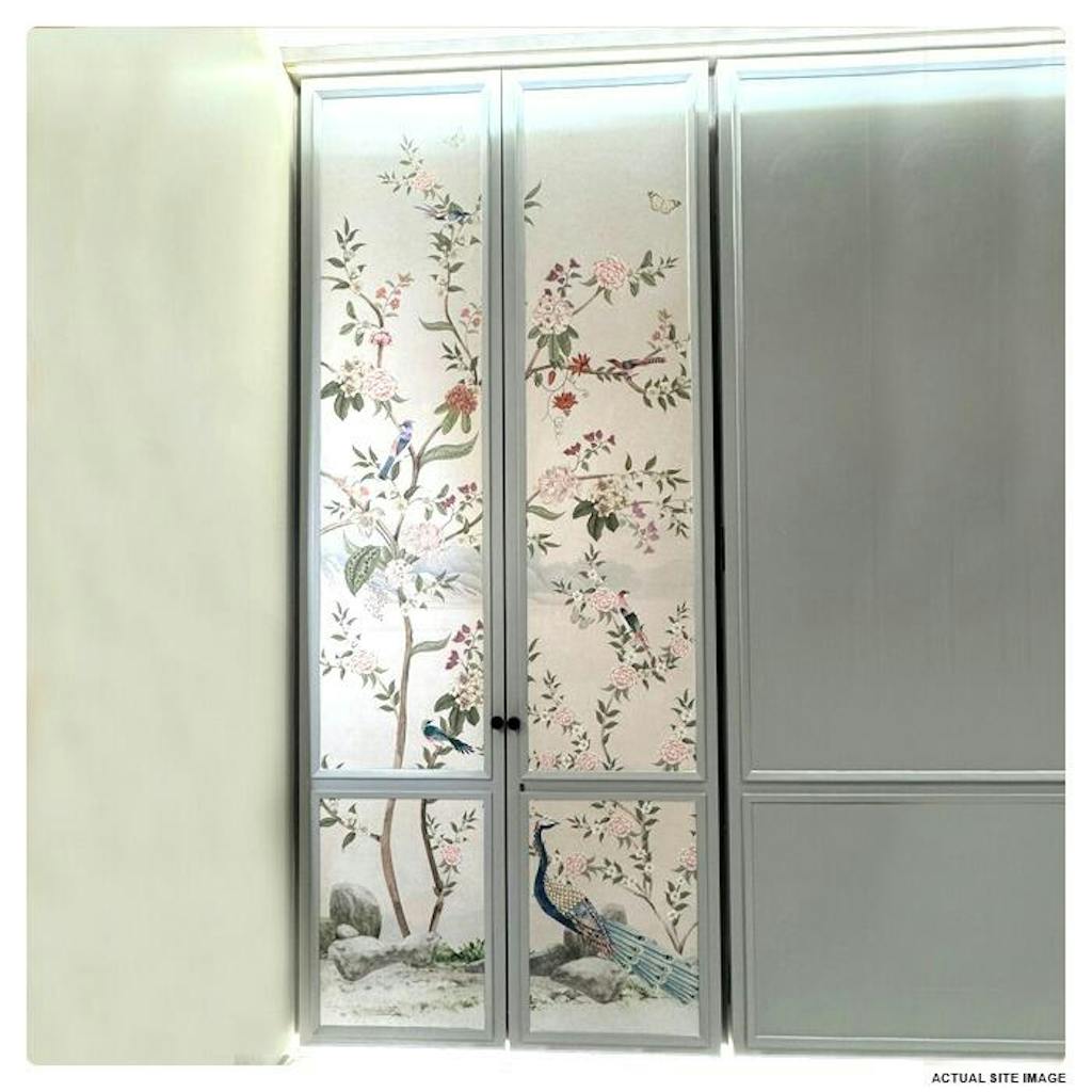 Garden Of Tranquility Birds: Oriental Floral Wallpaper With Birds ‚Äì Chinese-Inspired Modern Chinoiserie