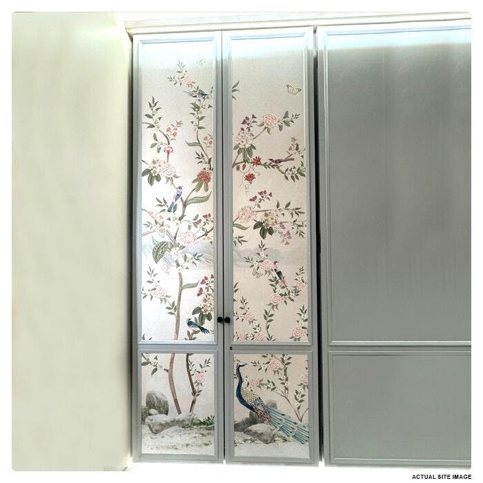 Garden Of Tranquility Birds: Oriental Floral Wallpaper With Birds ‚Äì Chinese-Inspired Modern Chinoiserie