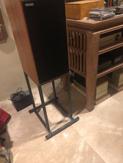 #S54 Solid Steel Speaker Stands for Harbeth Super HL5plus XD