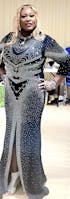 Cleopatra sequins black dress