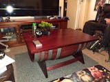 Half Wine Barrel Coffee Table