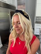 Mizzou Black & Gold Embroidered Headband