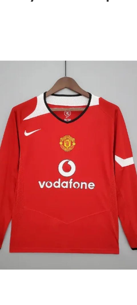 Manchester United 2004/2006 Home Retro Long Sleeve