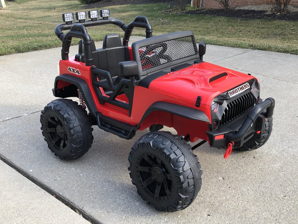 Kids Ride On Jeep Toy Car | 2 Seater Ride On Car With Remote Control