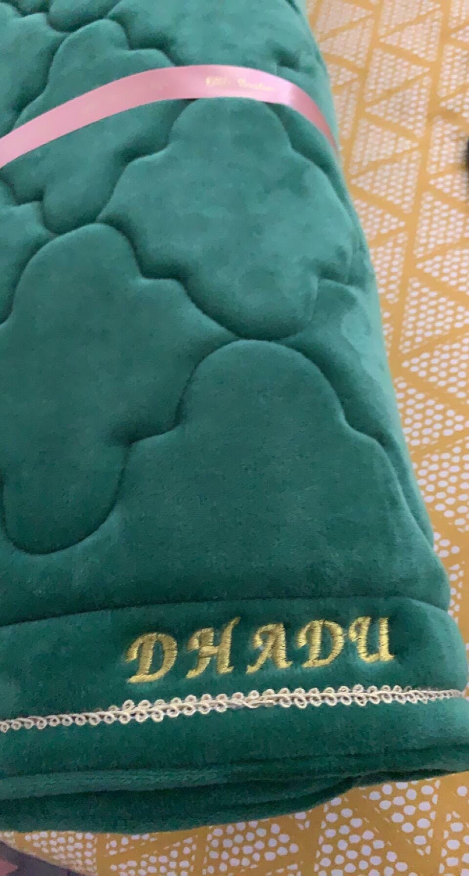 Adults Emerald Diamond Prayer Mat Islamic Prayer Mats