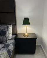 Forest Green Ambient Table Lamp – Rechargeable & Wireless