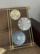 Elegant Trio Disc Metal Wall Art