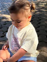 Bisous, Bisous Tee - Cream