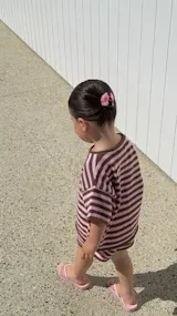 Chocolate/Rose Pink Knit Set