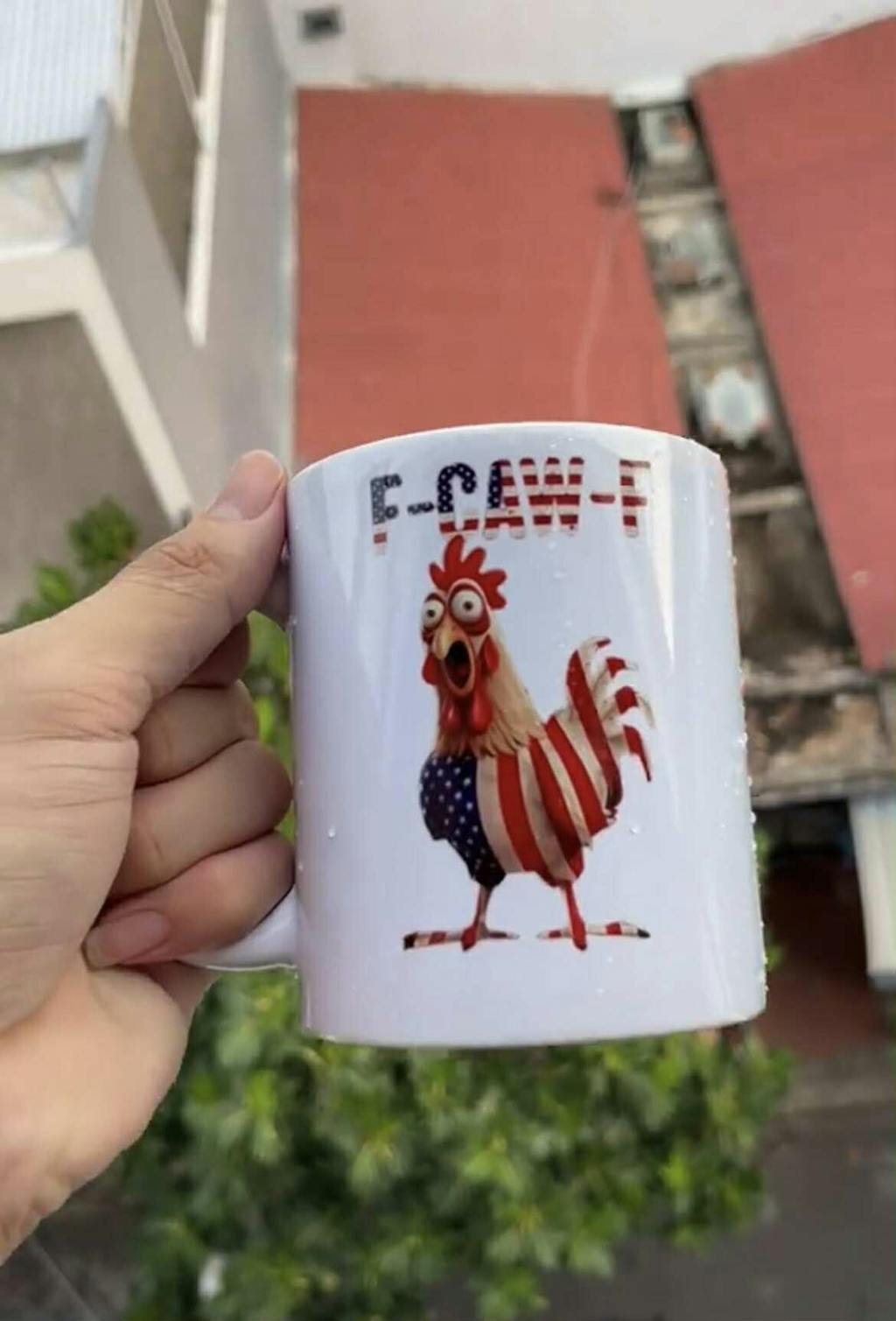 F-Caw-F Crow Joke - Funny Mug - Gift For Family Members, Coworkers, Friends - Personalized Mug