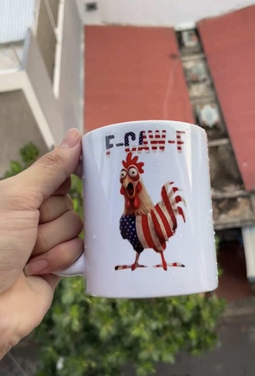 F-Caw-F Crow Joke - Funny Mug - Gift For Family Members, Coworkers, Friends - Personalized Mug