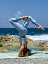 Illusion Leggings - Ocean Blue