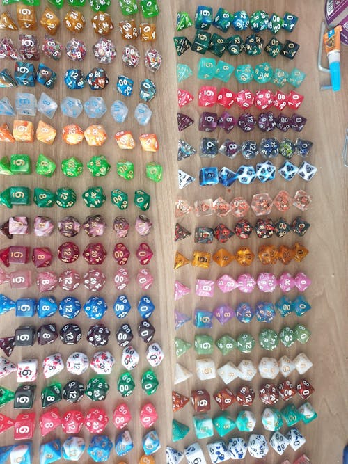 Filled/Inclusion Mystery Dice