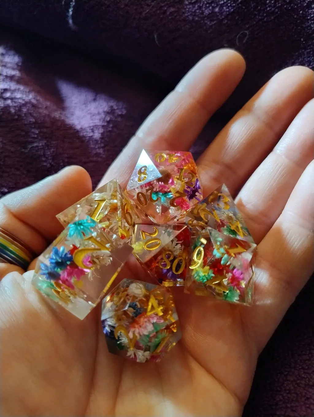 Flower Sharps Dice