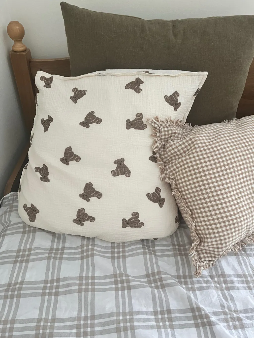 Teddy Bear Bedding Set – Cotton Muslin