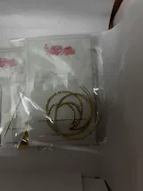 Golden Wave Handcrafted Hoop Earrings  (Anti Tarnish)